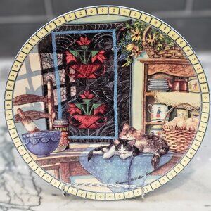 Knowles China Company, Limited Edition, "Lazy Morning" Plate